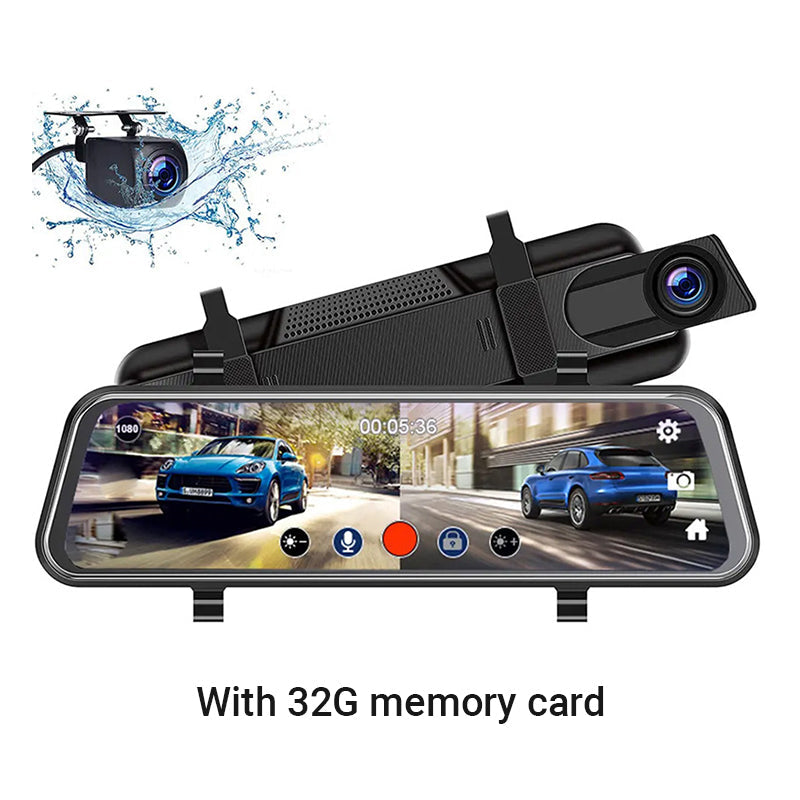 ⏰【Nur für kurze Zeit: 50 % Rabatt】👁️10-Zoll-Rückfahrkamera & Dashcam mit vollem Touchscreen – 1296P HD-Nachtsicht, Dual-Objektiv – ideal für sicheres Fahren & Parken🚗📹