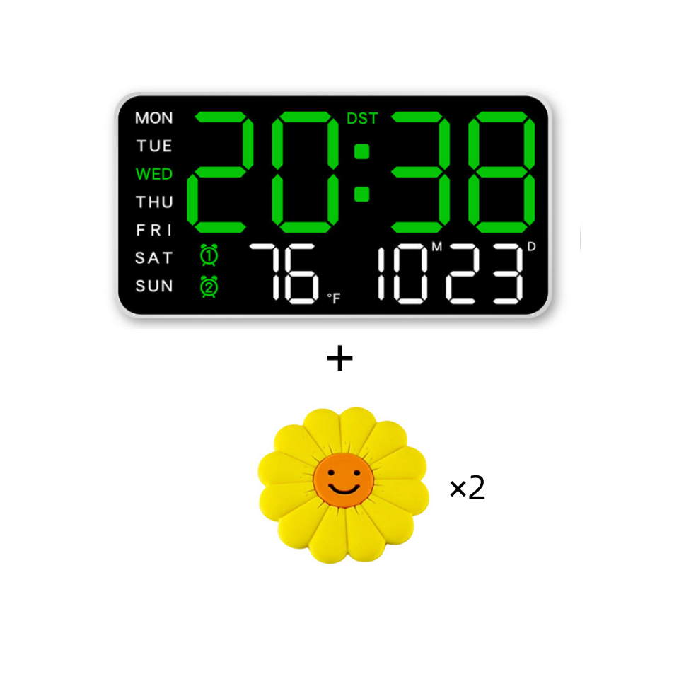 📢📢50 % RABATT !! ⏰Multifunktionale dekorative LED-Digital-Wanduhr,Die grenzenlose Digitaluhr für das moderne norwegische Zuhause