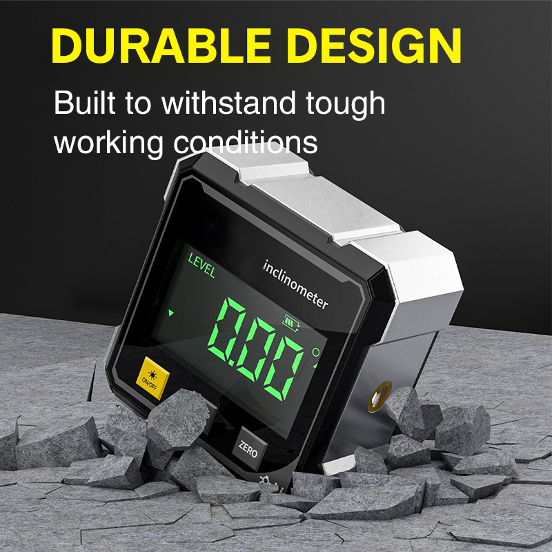 🔥Solange der Vorrat reicht 50 % Rabatt📐4-seitiger magnetischer digitaler Winkelmesser mit Laser