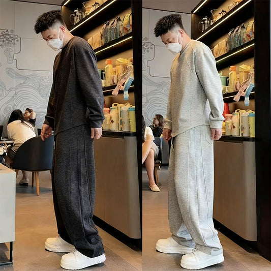 Lässiges, modisches und warmes 2-teiliges Set für Herren