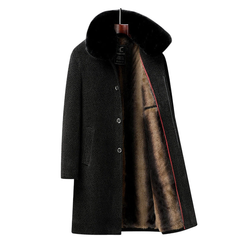 🍂 Herbst-Sonderangebot: 50% Rabatt🔥Männer gefüttert Business Casual Wintermantel🔥Kostenloser Versand
