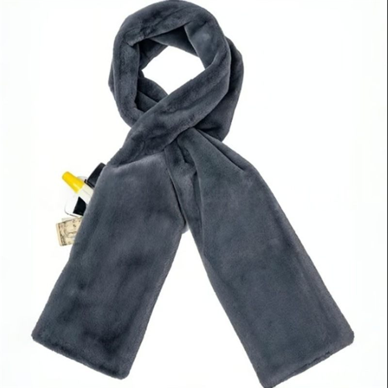 🧣Kuscheliger Schal mit versteckter Tasche