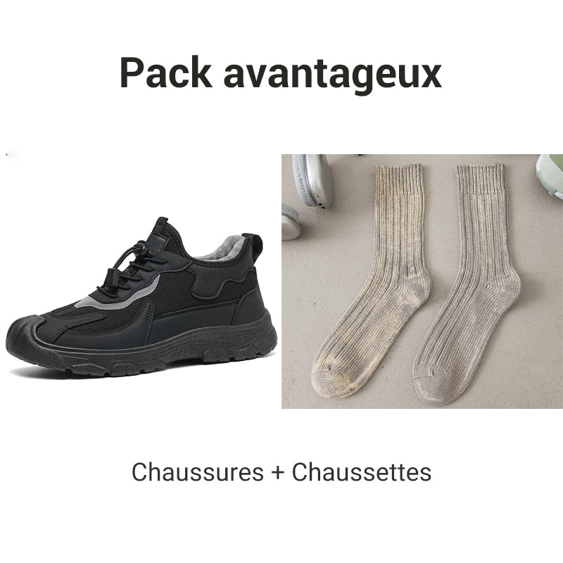 Casual-Wanderschuhe für Herren mit warmem Futter