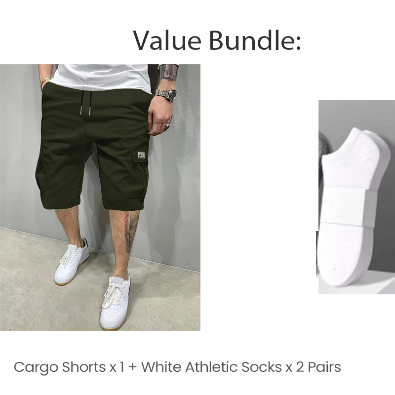 🥳2026 HEISSER VERKAUF🩳60% RABATT! Leichte Cargoshorts – Atmungsaktives Material, knielang. Sichere Taschen für Handy und Schlüssel. Bequem den ganzen Tag. ✅☀️