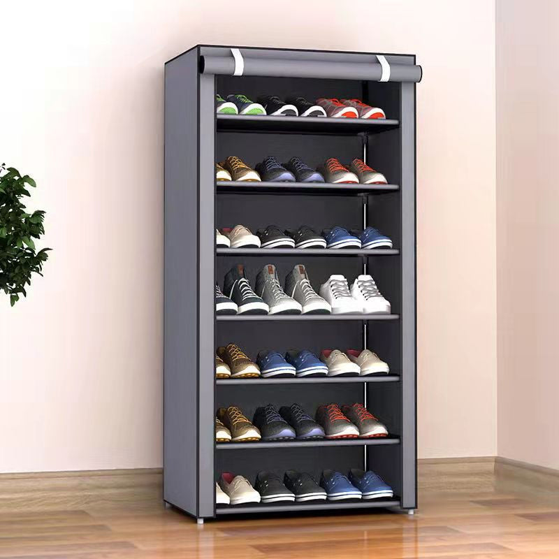 Mehrschichtiger staubdichter Schuhschrank mit Abdeckung