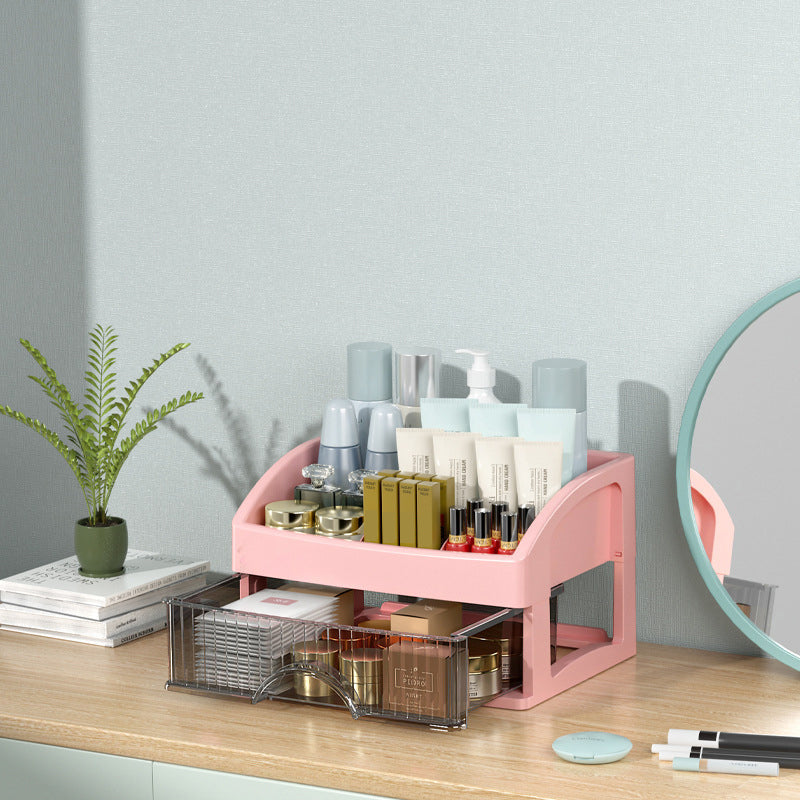 📂✨ Stapelbarer Schreibtisch-Organizer mit durchsichtigen Schubladen – Ordnung garantiert! 🧘♀️💼