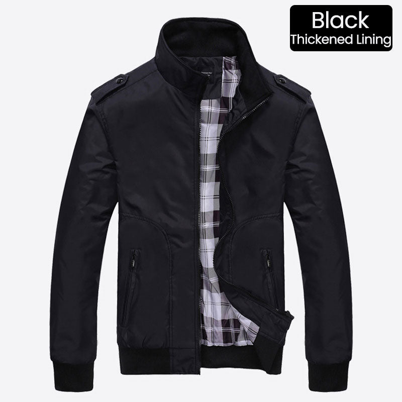 đ§„ 50% RABATT ! Elegante Windjacke fĂŒr Herren â LĂ€ssiger Business-Style mit Stehkragen & Mehreren Taschen đŒ