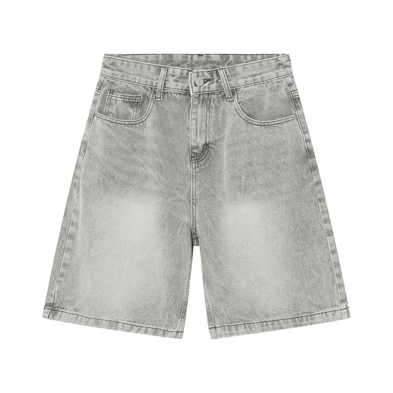 Vintage-Jeansshorts für Herren mit lockerer Passform