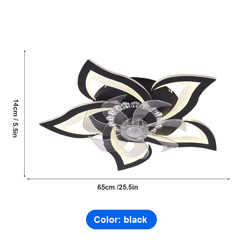 💡 50% RABATT! 🌸 Moderner Blumenförmiger Deckenventilator mit Licht & Fernbedienung – Leiser Betrieb, Elegantes Design & Ideal Für Wohnzimmer & Schlafzimmer 🌀