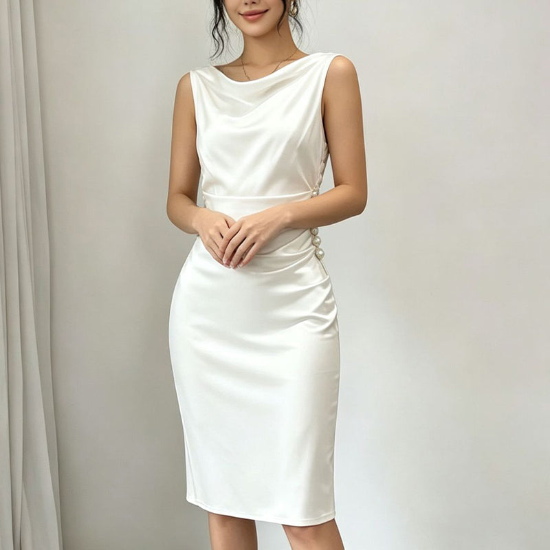 ⏰ 50 % RABATT – Nur für kurze Zeit ✨Elegantes Damen Midikleid 💃 Perfekt für Abendessen, Hochzeiten & Partys