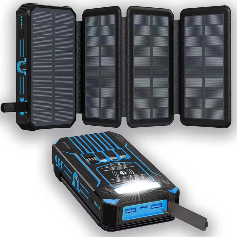 đ 50% RABATT! âïž Solar-Powerbank 20000mAh mit LED-Taschenlampe â Solarladefunktion, hohe KapazitĂ€t & helles Licht â Ideal fĂŒr Outdoor, Camping & NotfĂ€lle đŠ