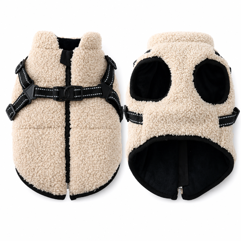 🐕50% RABATT🌙Warme Fleece-Hundeweste, sichere Sichtbarkeit bei Spaziergängen nachts🦮