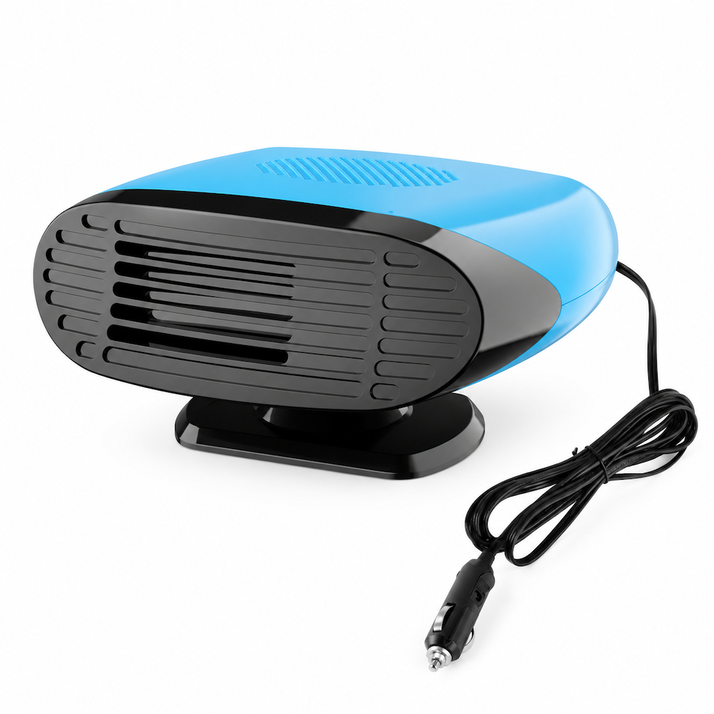 ⏳Zeitlich begrenztes Angebot⏳ Mini-Auto-Heizlüfter für die Windschutzscheibe – schwenkbarer Fuß, 12 V oder 24 V, Schwarz oder Blau