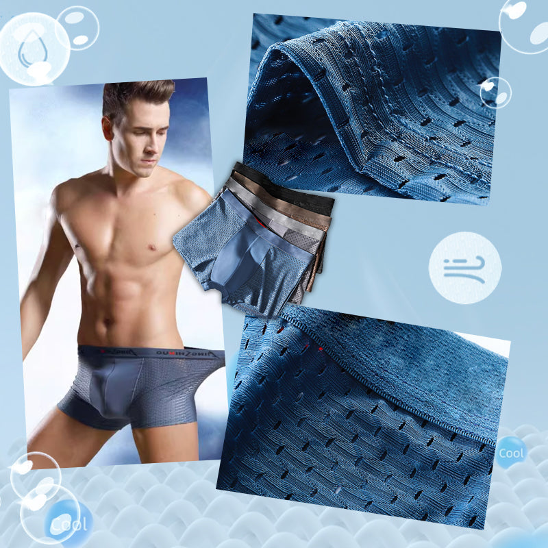 Atmungsaktive Mesh-Boxershorts für Herren