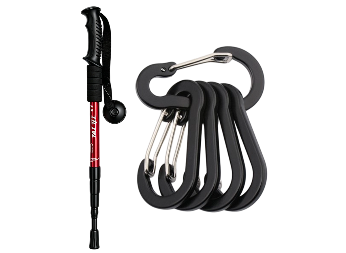 💥Heißer Verkauf 50% Rabatt🔥🦯🏔️Trekkingstock 3in1 – längenverstellbar, stoßgedämpft, Alu 6160💪🎯Kompakt & ergonomisch – für Auf- & Abstieg, Gelenkschutz & Rucksack-Tour.