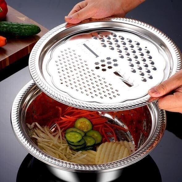 🍽️ 50% RABATT! 3-in-1 Edelstahl-Küchensieb-Set – Rostfrei, Vielseitig & Lebensmittelecht 👨‍🍳