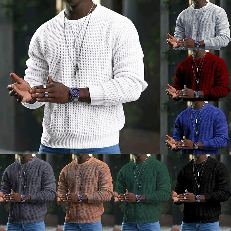 Pullover mit Rundhalsausschnitt und langen Ärmeln