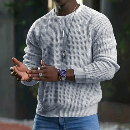 Pullover mit Rundhalsausschnitt und langen Ärmeln