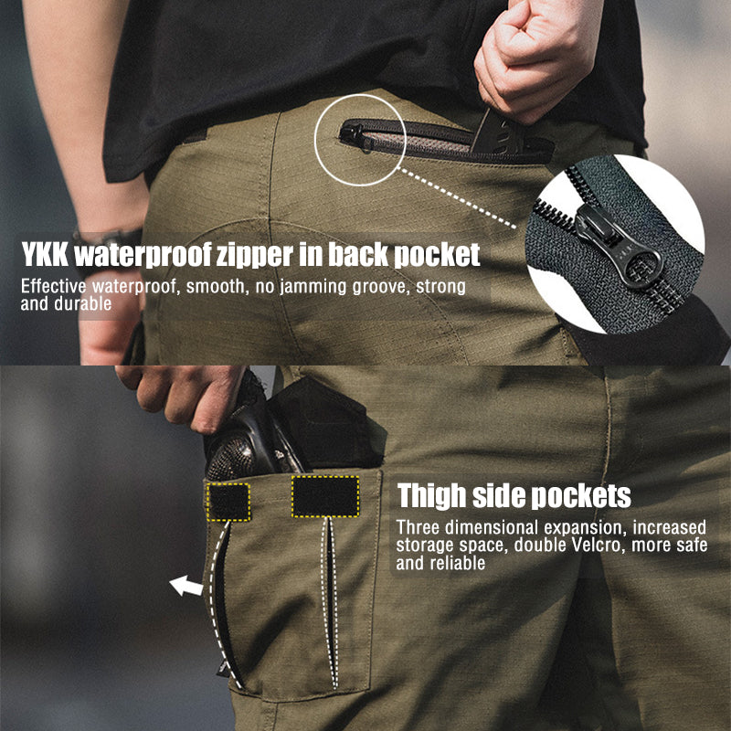 🎊Weihnachtsaktion🎊🔥Herren-Urban-Cargohose, wasserdichte Ripstop-Taktikhose⚡