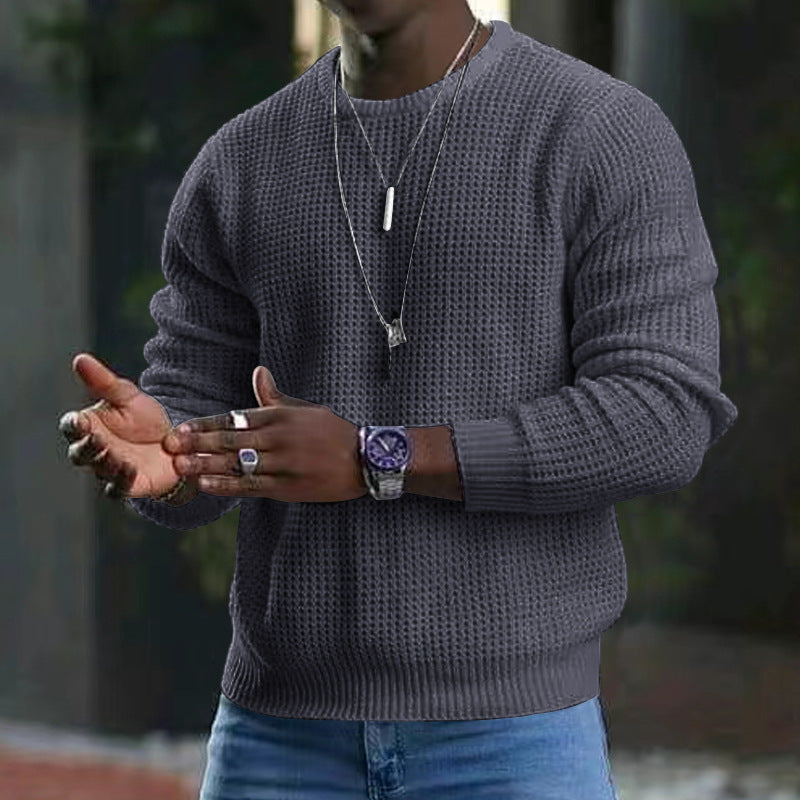 Pullover mit Rundhalsausschnitt und langen Ärmeln