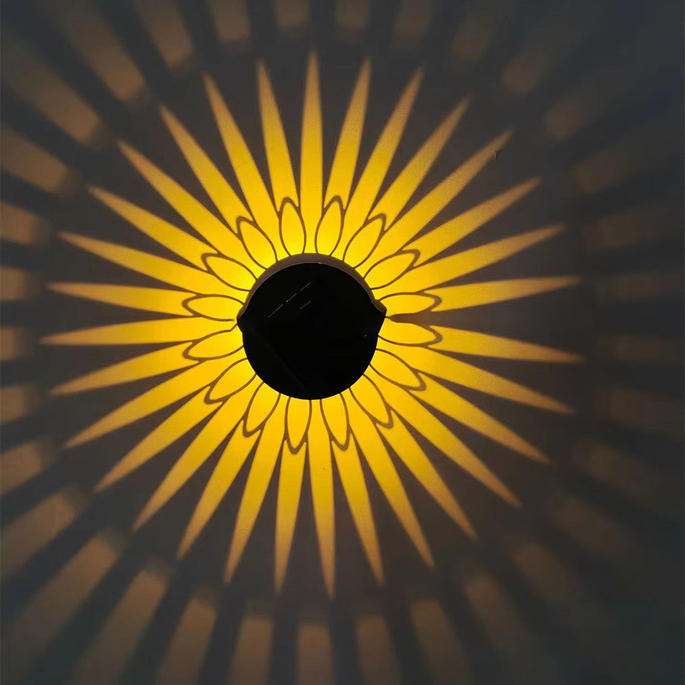☀️ Solar-Mandalaleuchte für Garten & Terrasse – 2-in-1 Bodenlampe & Wandleuchte – Ornamentale Lichtdeko mit Vintage-Effekt – Rostfrei & Langlebig