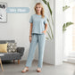 🌸 Weiches, lässiges Damen-Set aus Oberteil und Hose