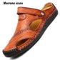 📢50% zeitlich begrenzter Rabatt✨Große Größe Weiches Leder Männer Atmungsaktive Outdoor-Sandalen