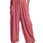 💃 50% Rabatt🔥Freizeithose aus Leinen mit weitem Bein für Damen👖