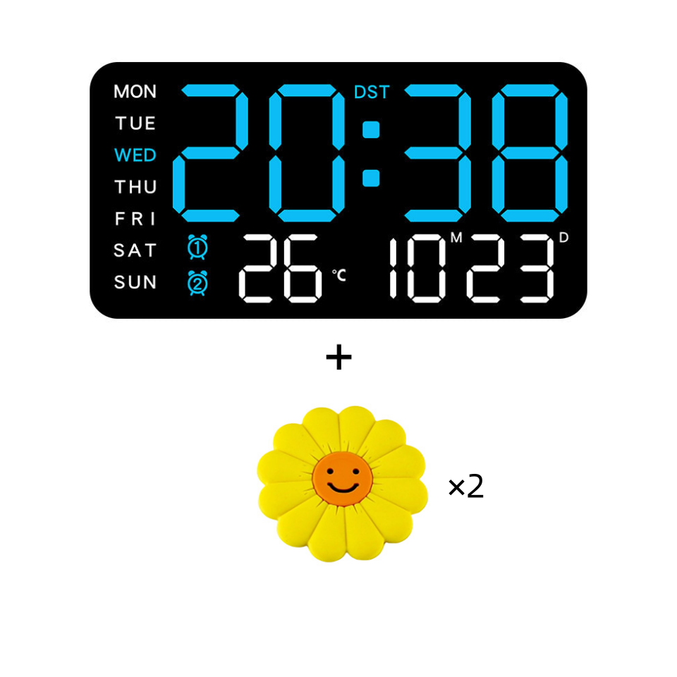 📢📢50 % RABATT !! ⏰Multifunktionale dekorative LED-Digital-Wanduhr，Die grenzenlose Digitaluhr für das moderne norwegische Zuhause