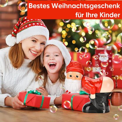 🎅 50% RABATT! 🫧 Weihnachtsmann Seifenblasenmaschine – Festlich & spaßig für Kinder ✨