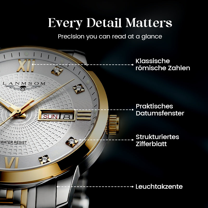 ⏳Jahresend-Premium-Verkauf: 80 % Rabatt💥Herrenuhr aus Edelstahl, wasserdicht, Business-Modell