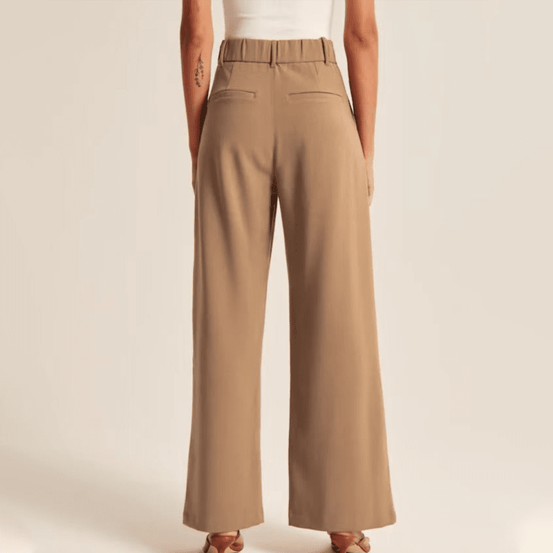 ✨🔥Die mühelos taillierte Hose mit weitem Bein💞
