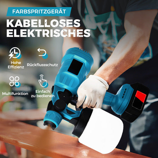 🔥🔥 70 % Rabatt + Gratisversand! 💥 🎨 Kabelloses elektrisches Farbspritzgerät – Schnell, sauber und effizient
