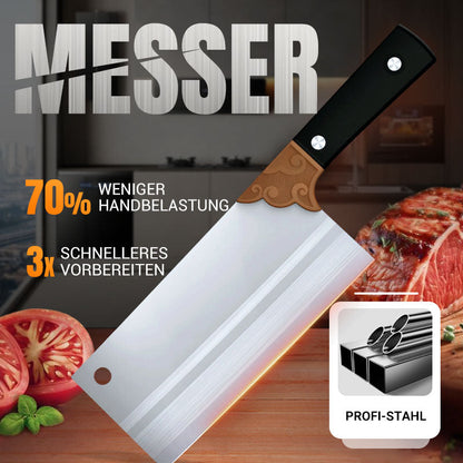 🔪✨ Geschmiedetes, scharfes und langlebiges Küchenmesser