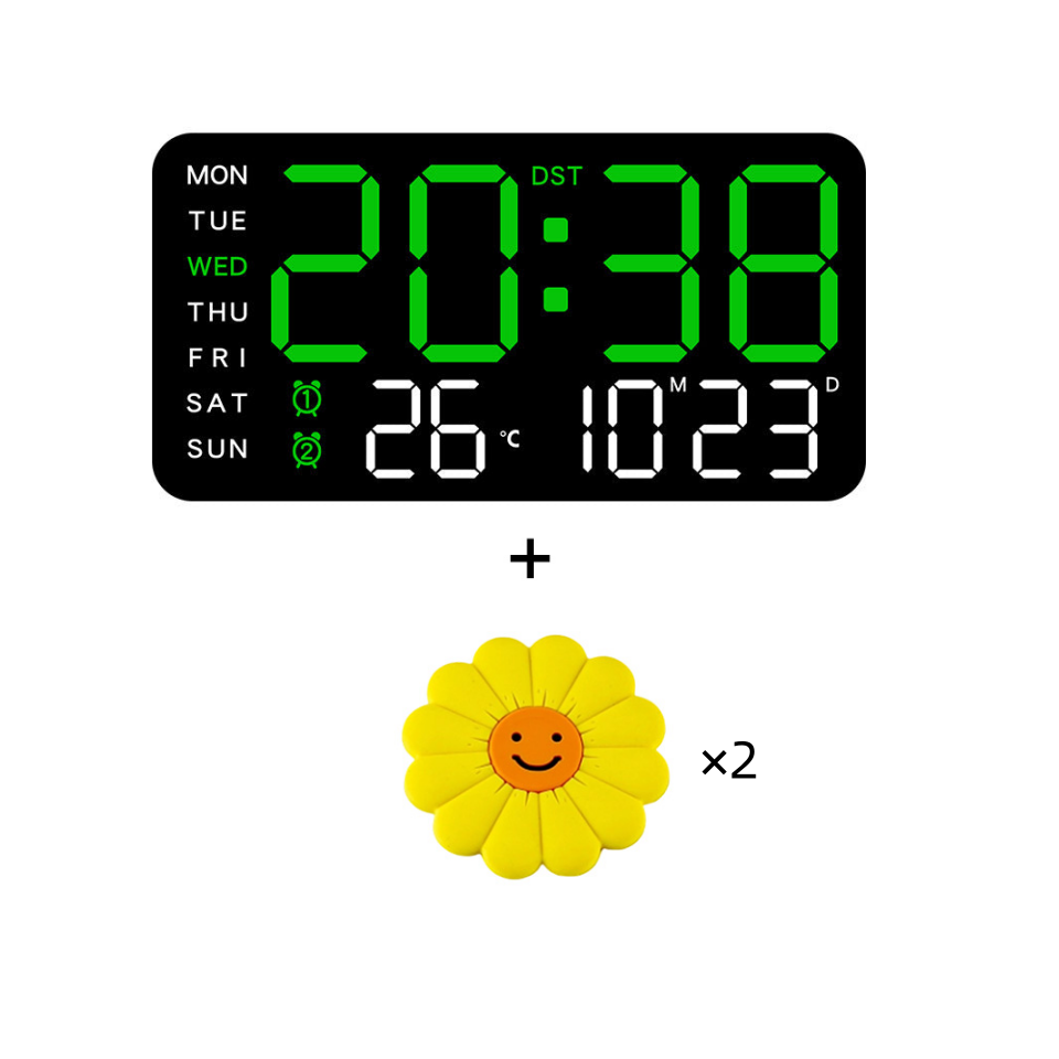 📢📢50 % RABATT !! ⏰Multifunktionale dekorative LED-Digital-Wanduhr，Die grenzenlose Digitaluhr für das moderne norwegische Zuhause