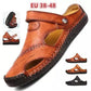 📢50% zeitlich begrenzter Rabatt✨Große Größe Weiches Leder Männer Atmungsaktive Outdoor-Sandalen