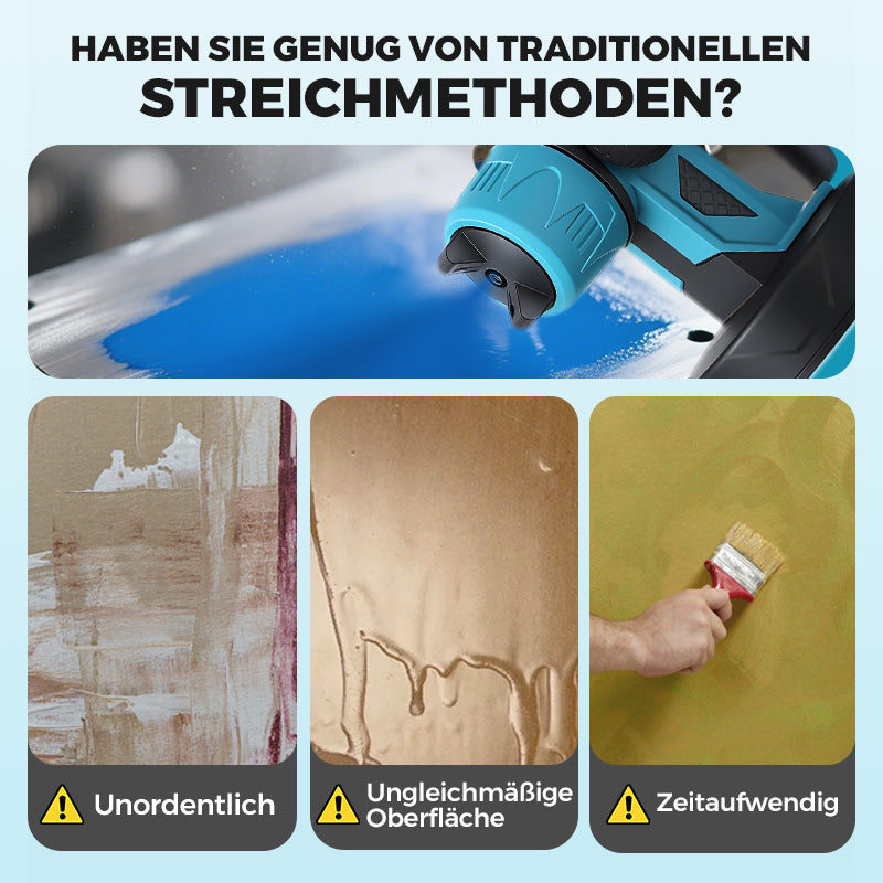 🔥🔥 70 % Rabatt + Gratisversand! 💥 🎨 Kabelloses elektrisches Farbspritzgerät – Schnell, sauber und effizient