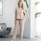 🌸 Weiches, lässiges Damen-Set aus Oberteil und Hose