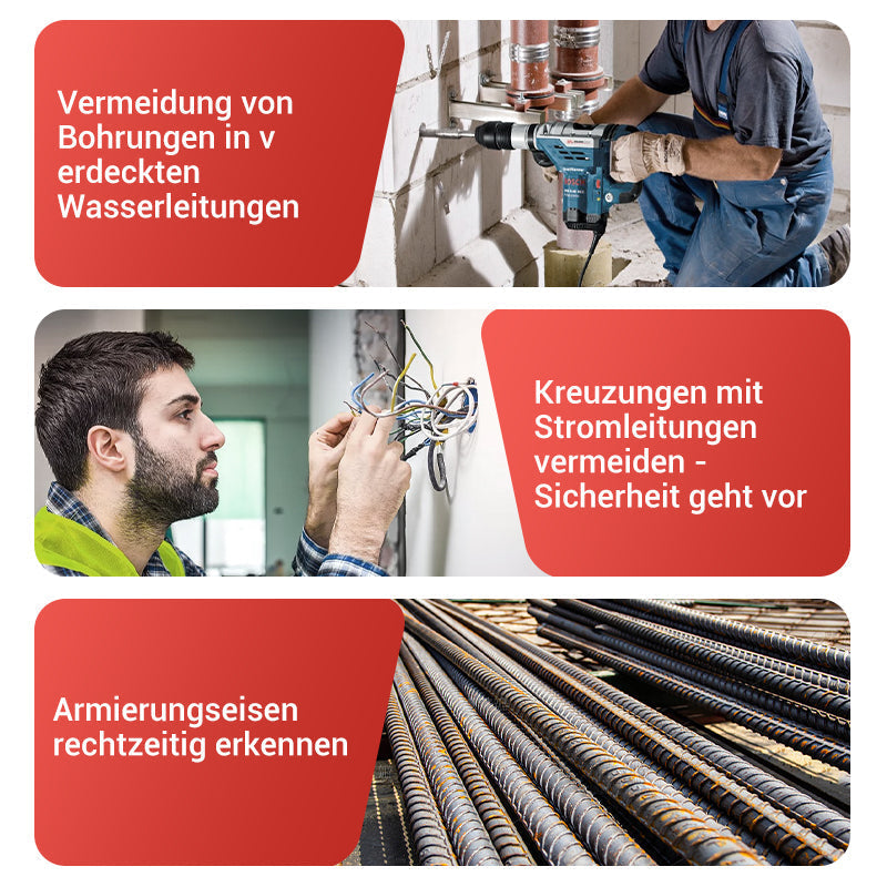 💥Begrenzte Zeit 57% Rabatt🔥Multifunktionaler Handheld Metall und Wand Detektor