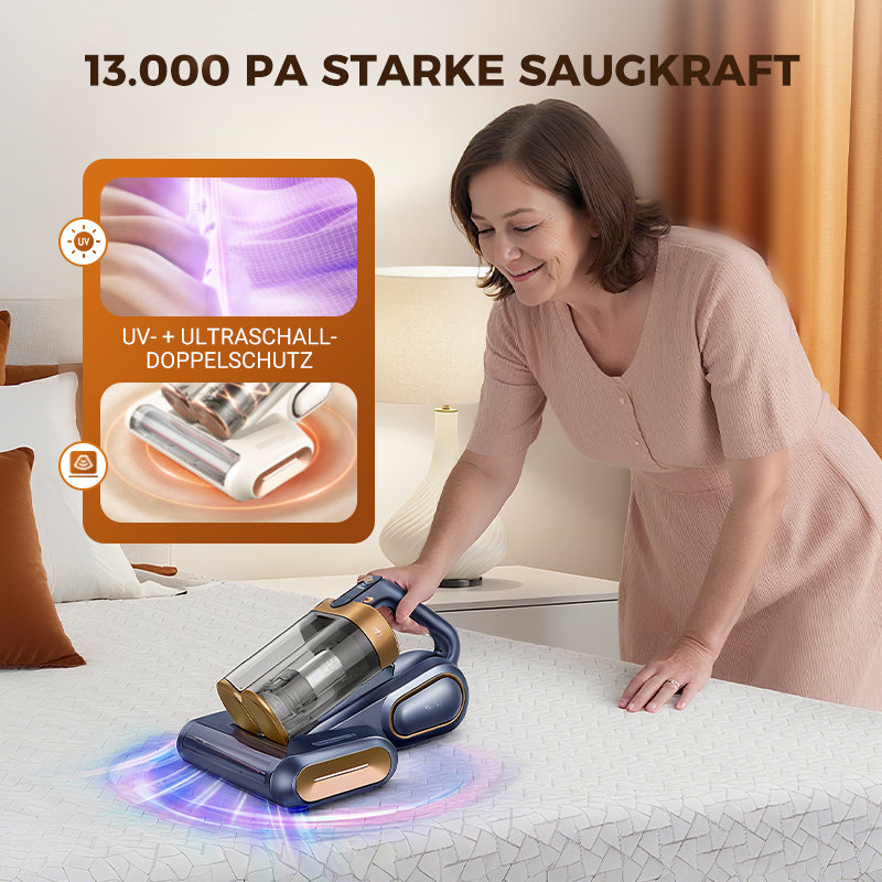 ⏳2026 Neu eingetroffen – 50 % Rabatt🎁Sakerplus Leistungsstarker UV-Bettstaubsauger