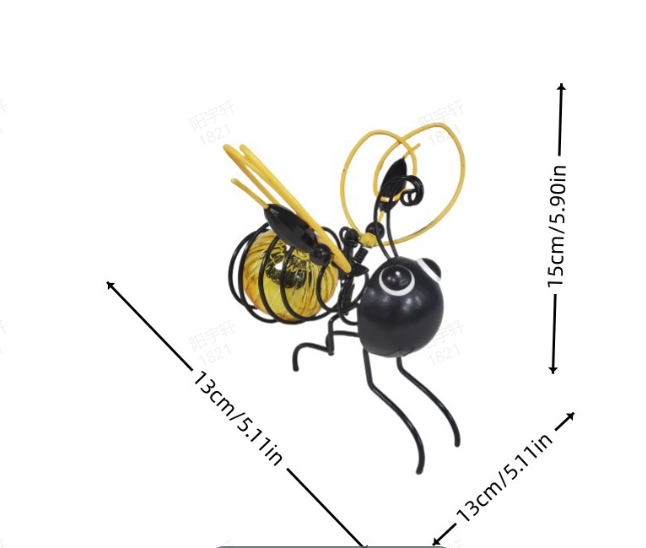 🐝Solar-Bienenlicht zum Aufhängen im Freien – das perfekte Geschenk für pflanzenliebende Mütter oder einfach jeden, der lächelt❤️