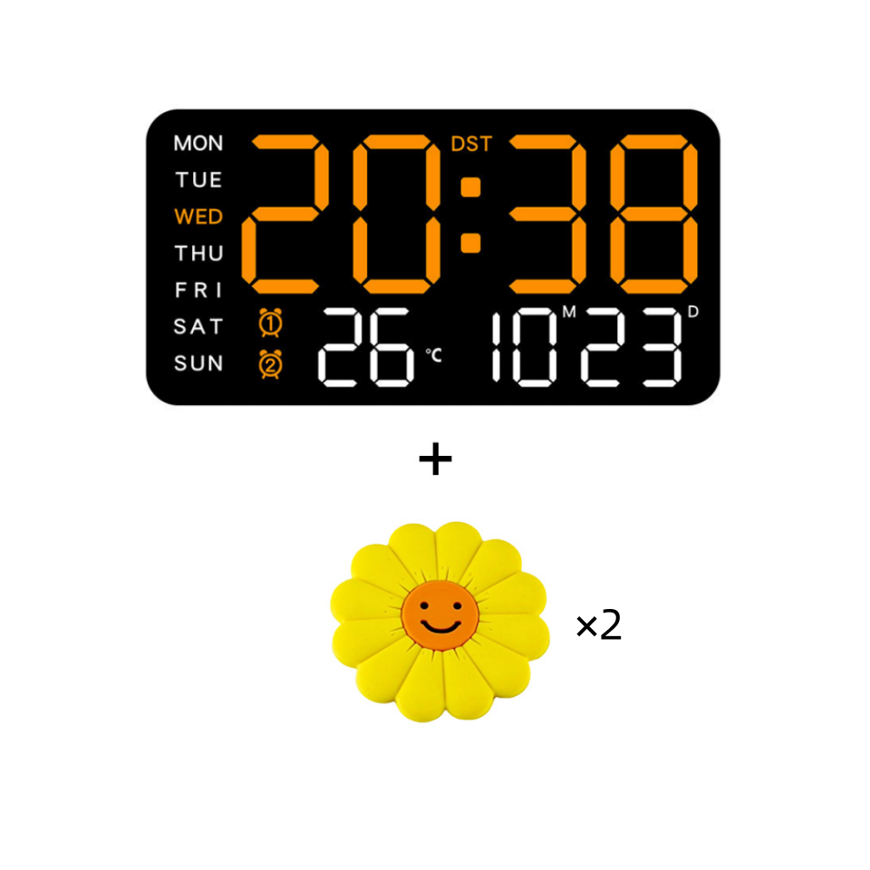 📢📢50 % RABATT !! ⏰Multifunktionale dekorative LED-Digital-Wanduhr，Die grenzenlose Digitaluhr für das moderne norwegische Zuhause