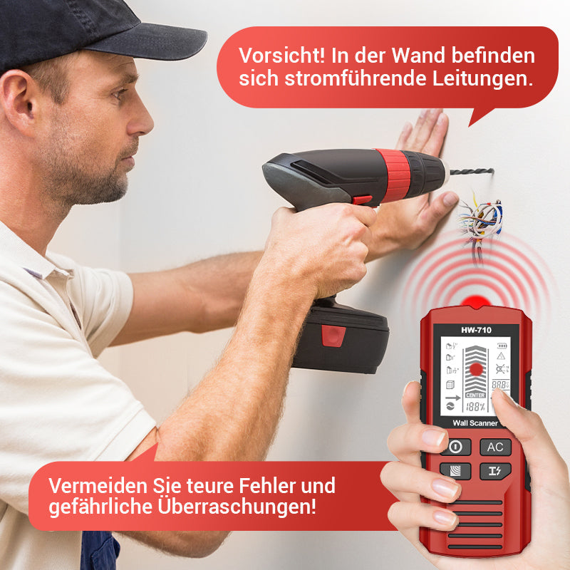 💥Begrenzte Zeit 57% Rabatt🔥Multifunktionaler Handheld Metall und Wand Detektor