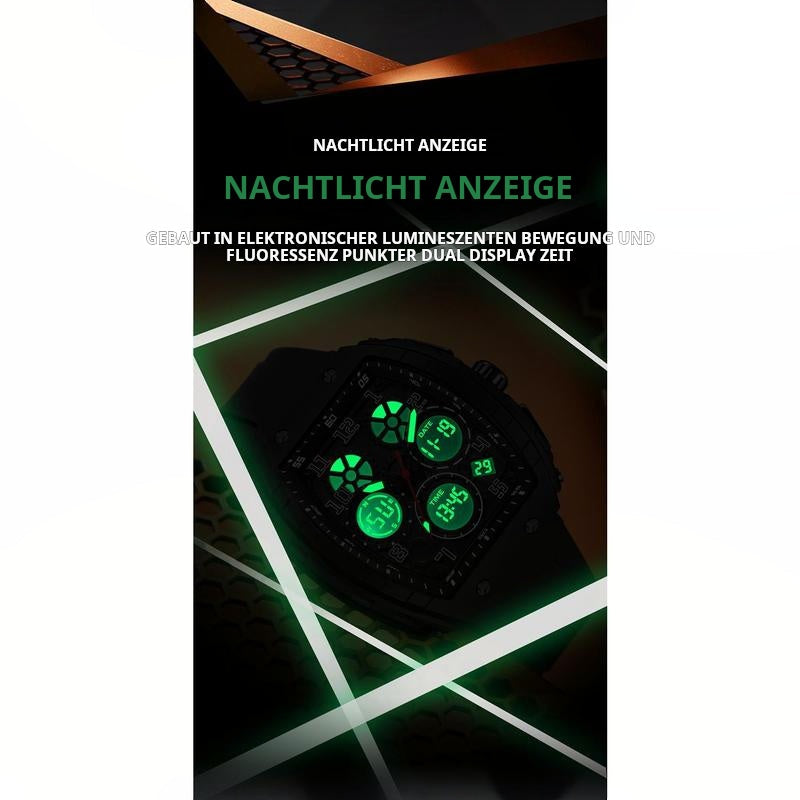 🎁Weihnachtsangebot 60 % Rabatt🎄Sportliche, leuchtende Digital-Automatikuhr für Herren