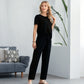 🌸 Weiches, lässiges Damen-Set aus Oberteil und Hose