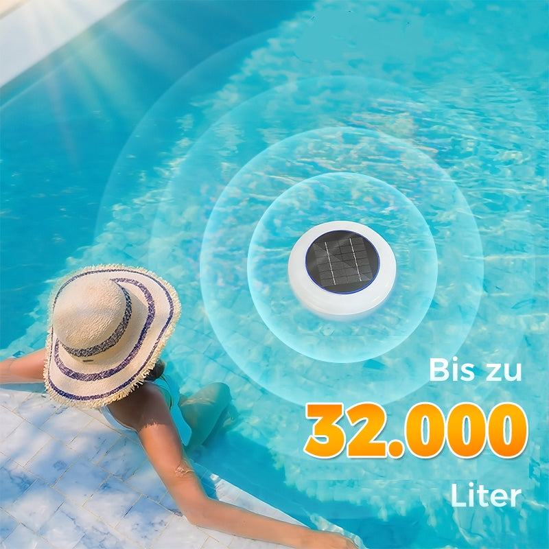 💧 Sonnenenergie statt Poolchemie – Solar-Ionisator für dauerhaft glasklares Schwimmbadwasser