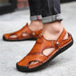 📢50% zeitlich begrenzter Rabatt✨Große Größe Weiches Leder Männer Atmungsaktive Outdoor-Sandalen