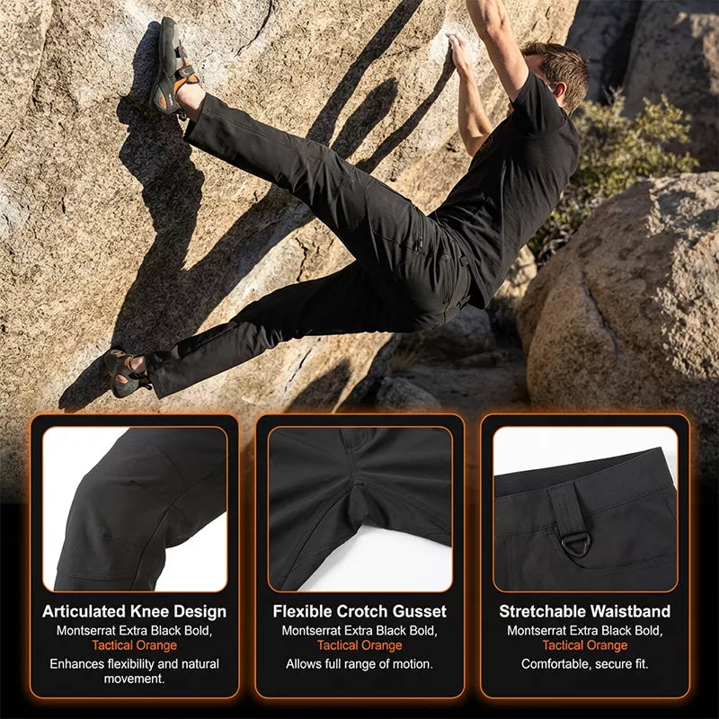 👖 Herren Cargohose – robust, mit mehreren Taschen, 9 Farben – ideal für Arbeit, Wandern & Alltag 💪🎨🏔️