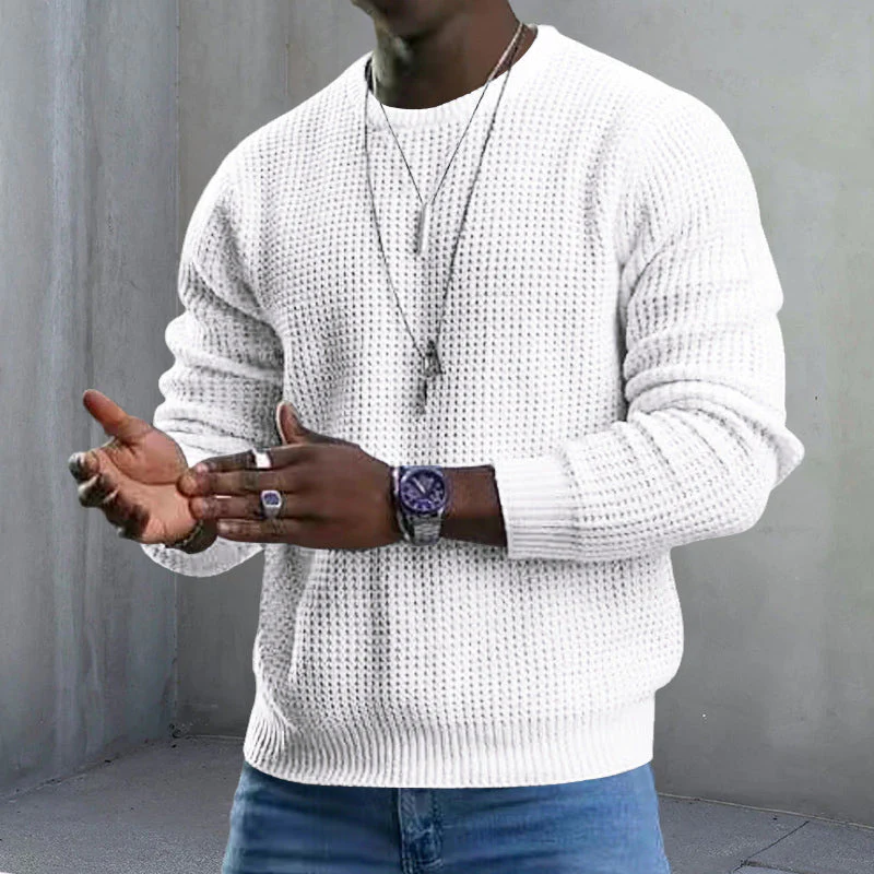 Pullover mit Rundhalsausschnitt und langen Ärmeln