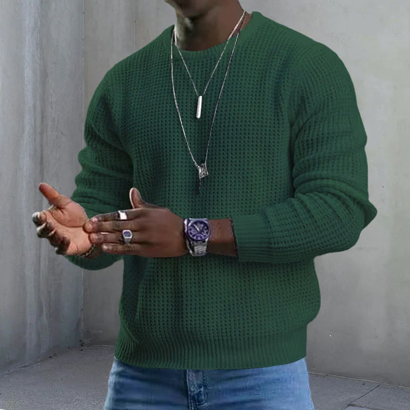 Pullover mit Rundhalsausschnitt und langen Ärmeln